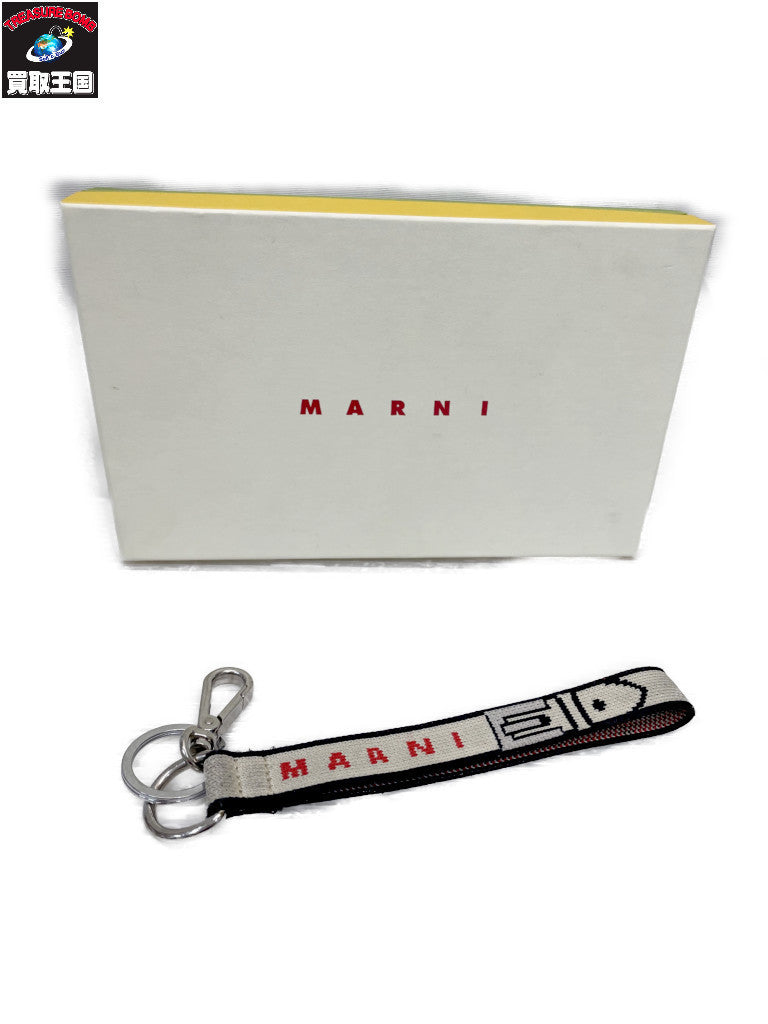 その他アクセサリー MARNI ロゴジャガードキーリング