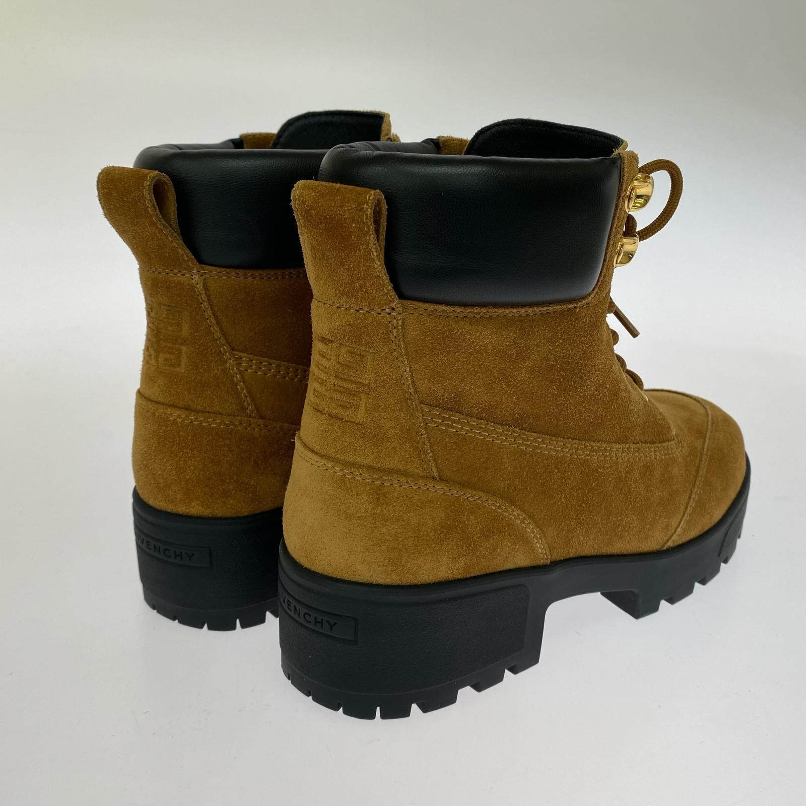 ブーツ GIVENCHY TREKKER ANKLE BOOTS 38 ブラウン