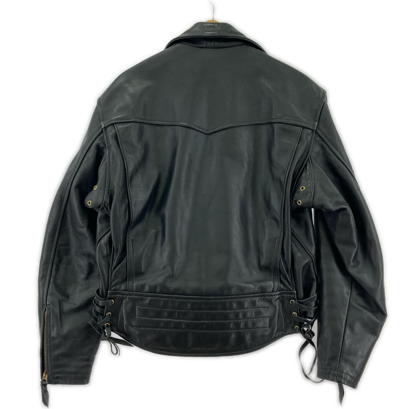 ライダースジャケット Columbia ダブルライダースジャケット 42 ブラック