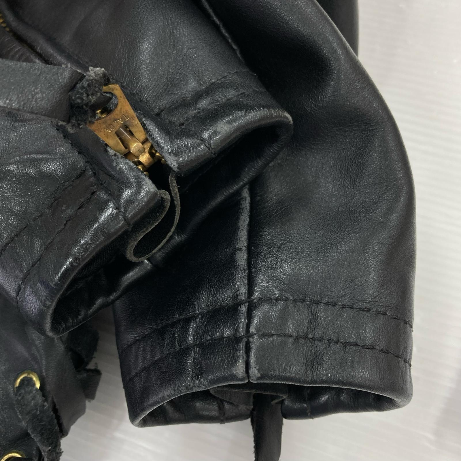 ライダースジャケット Columbia ダブルライダースジャケット 42 ブラック