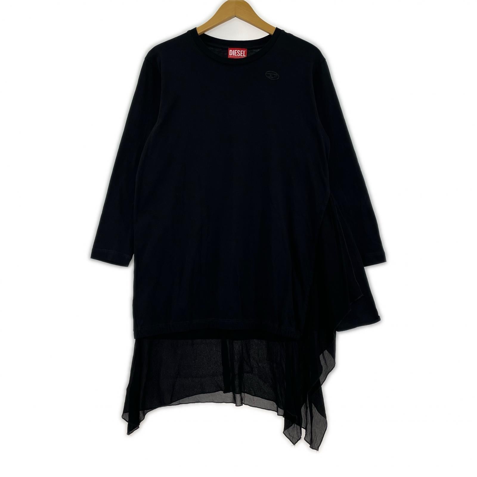 長袖Tシャツ 黒 ブラック