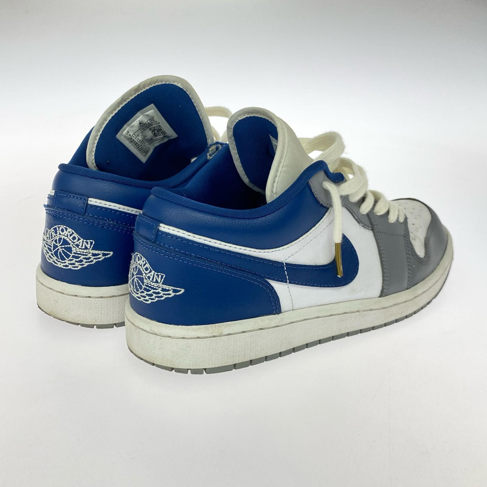 スニーカー AJ1 LOW Grey and Blue