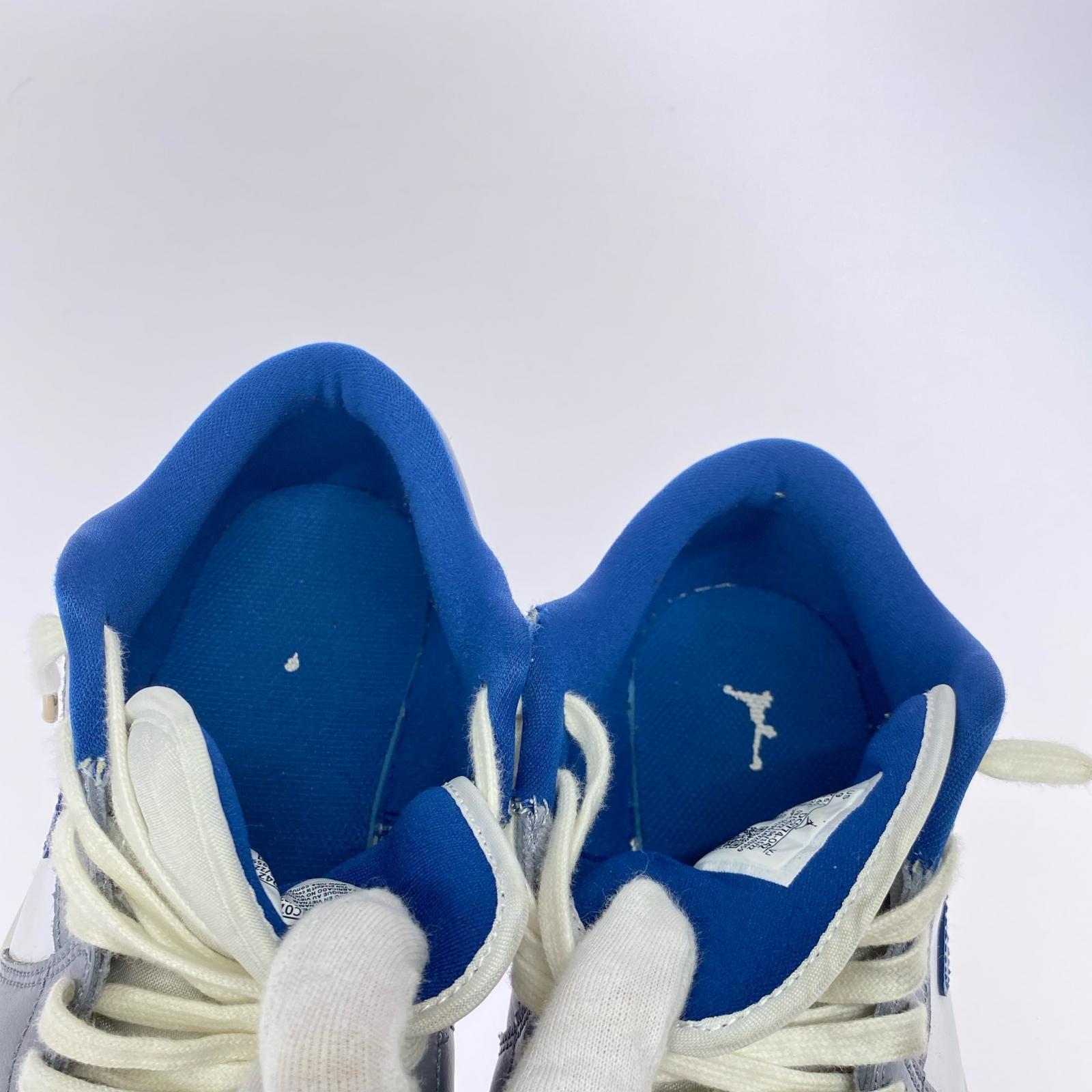 スニーカー AJ1 LOW Grey and Blue