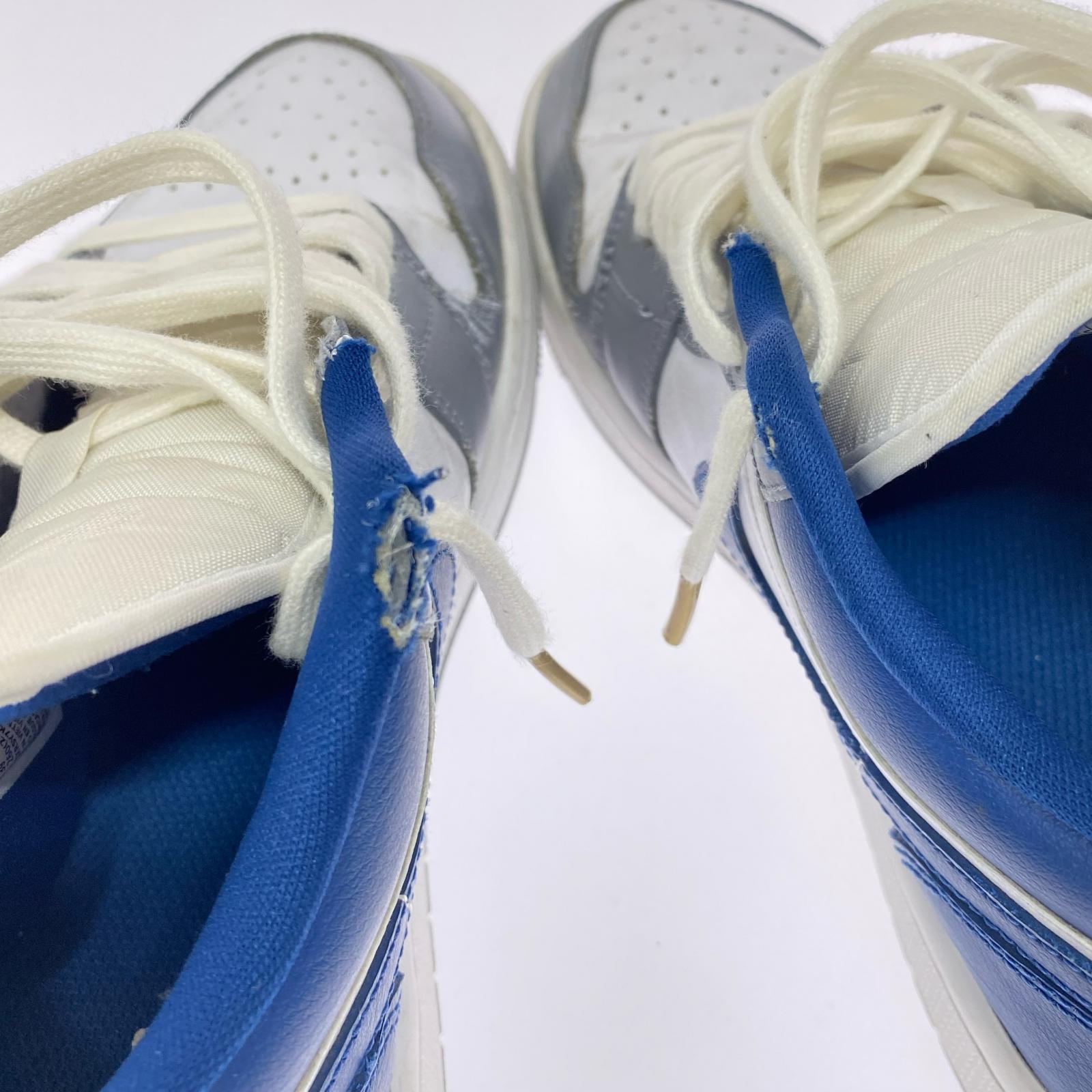 スニーカー AJ1 LOW Grey and Blue