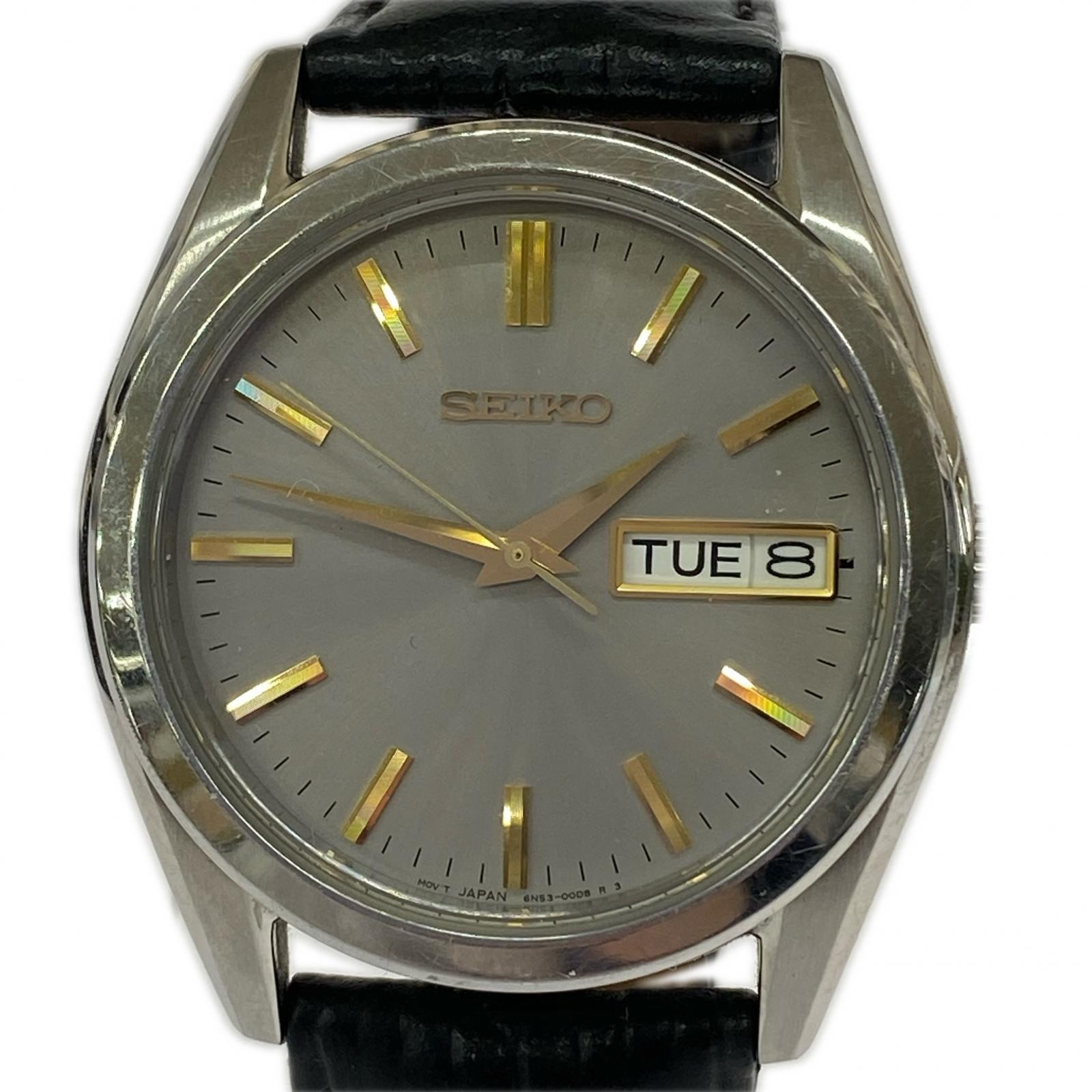 腕時計 EDIFICE×HIROB 別注 6N53-00B0 クオーツ ブラック
