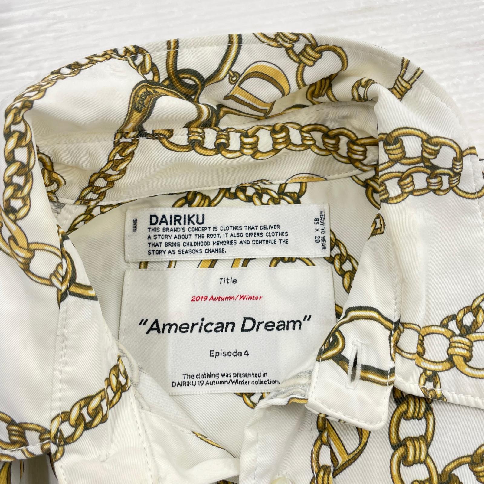 長袖シャツ ドルマンシャツ AMERICAN DREAM(-) M ホワイト