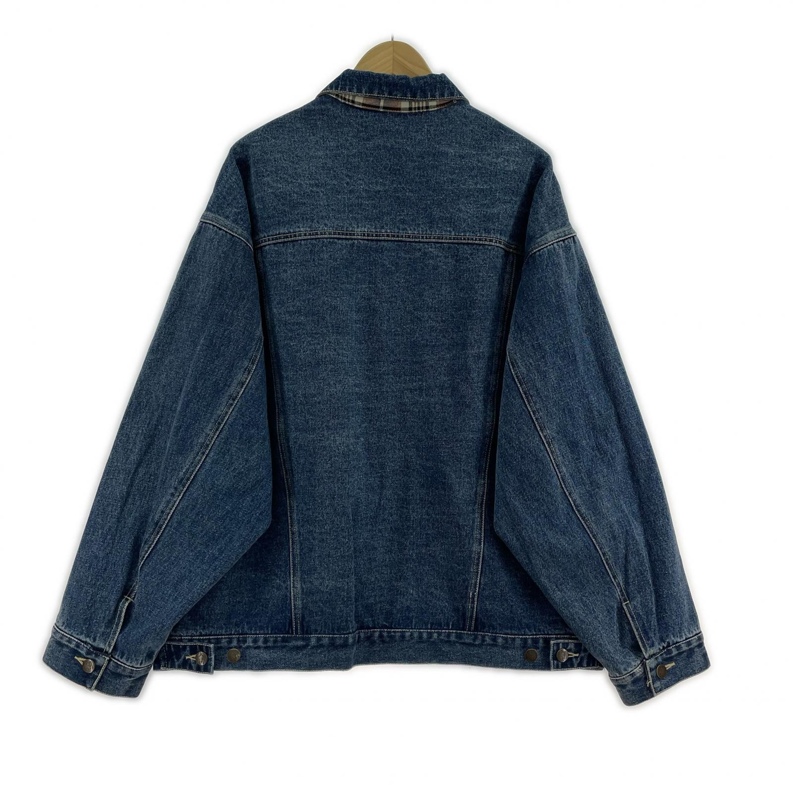 デニムジャケット PORKCHOP GARAGE SUPPLY DENIM TRUCKER JKT ネイビー