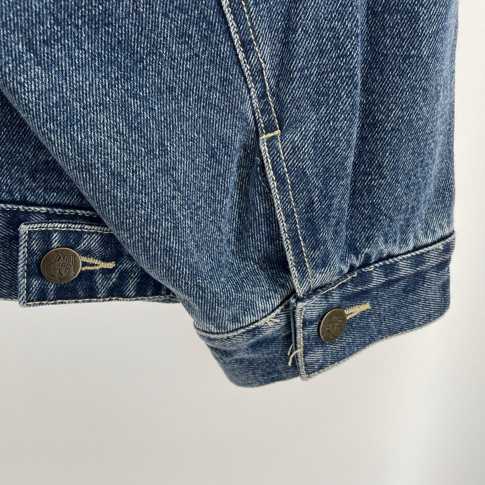 デニムジャケット PORKCHOP GARAGE SUPPLY DENIM TRUCKER JKT ネイビー