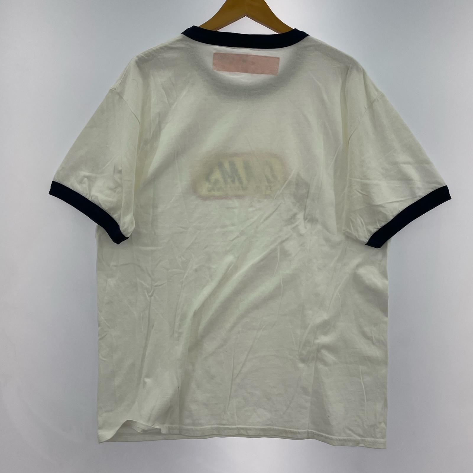 半袖Tシャツ CAMS SPEED MANIA TOKYO リンガーTシャツ ネイビー FAT