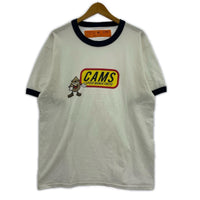 半袖Tシャツ CAMS SPEED MANIA TOKYO リンガーTシャツ ネイビー FAT