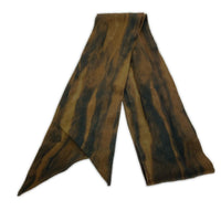 その他アクセサリー 21AW FUR PRINT SILK SCARF ブラウン