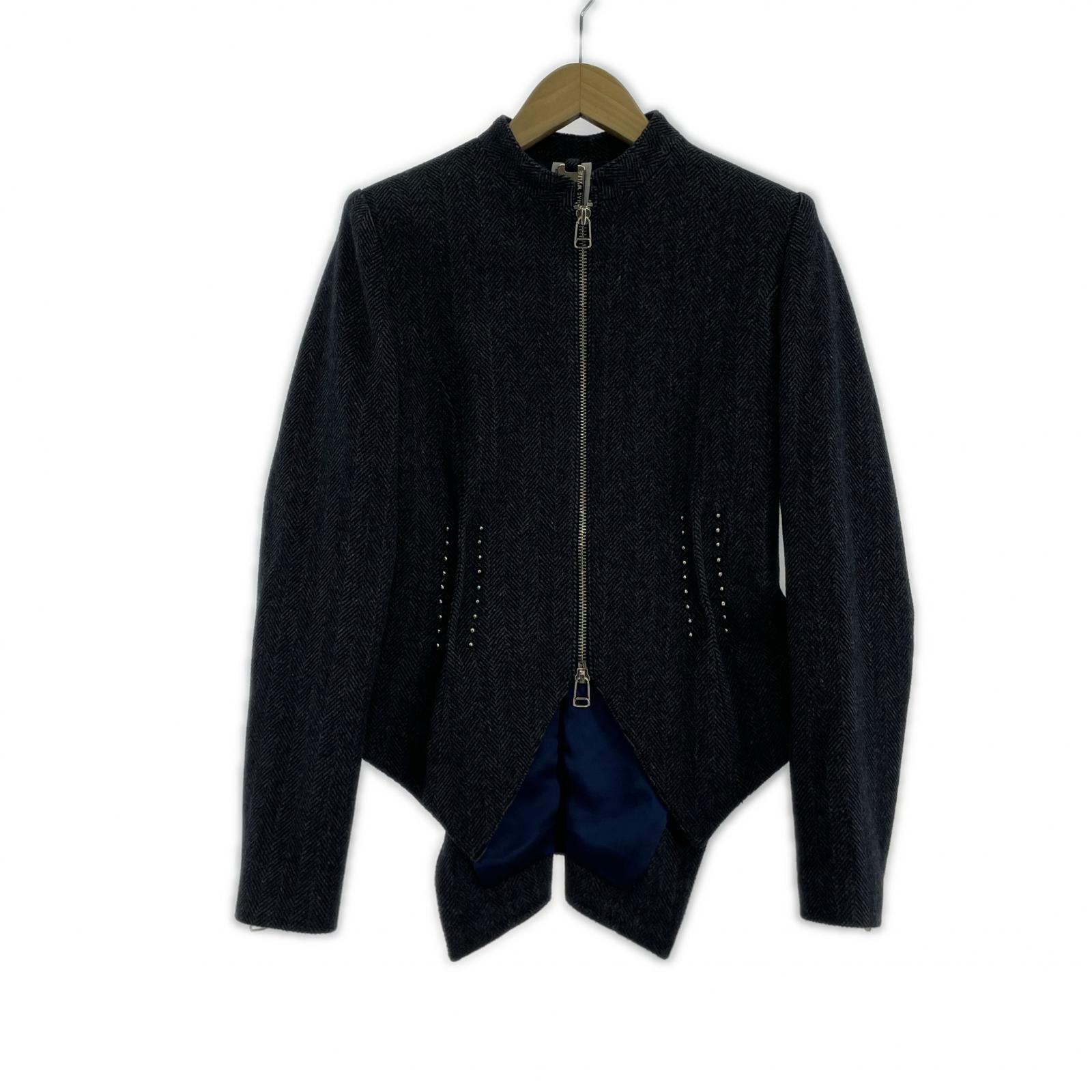 ジャケット 変形ジャケット グレー
