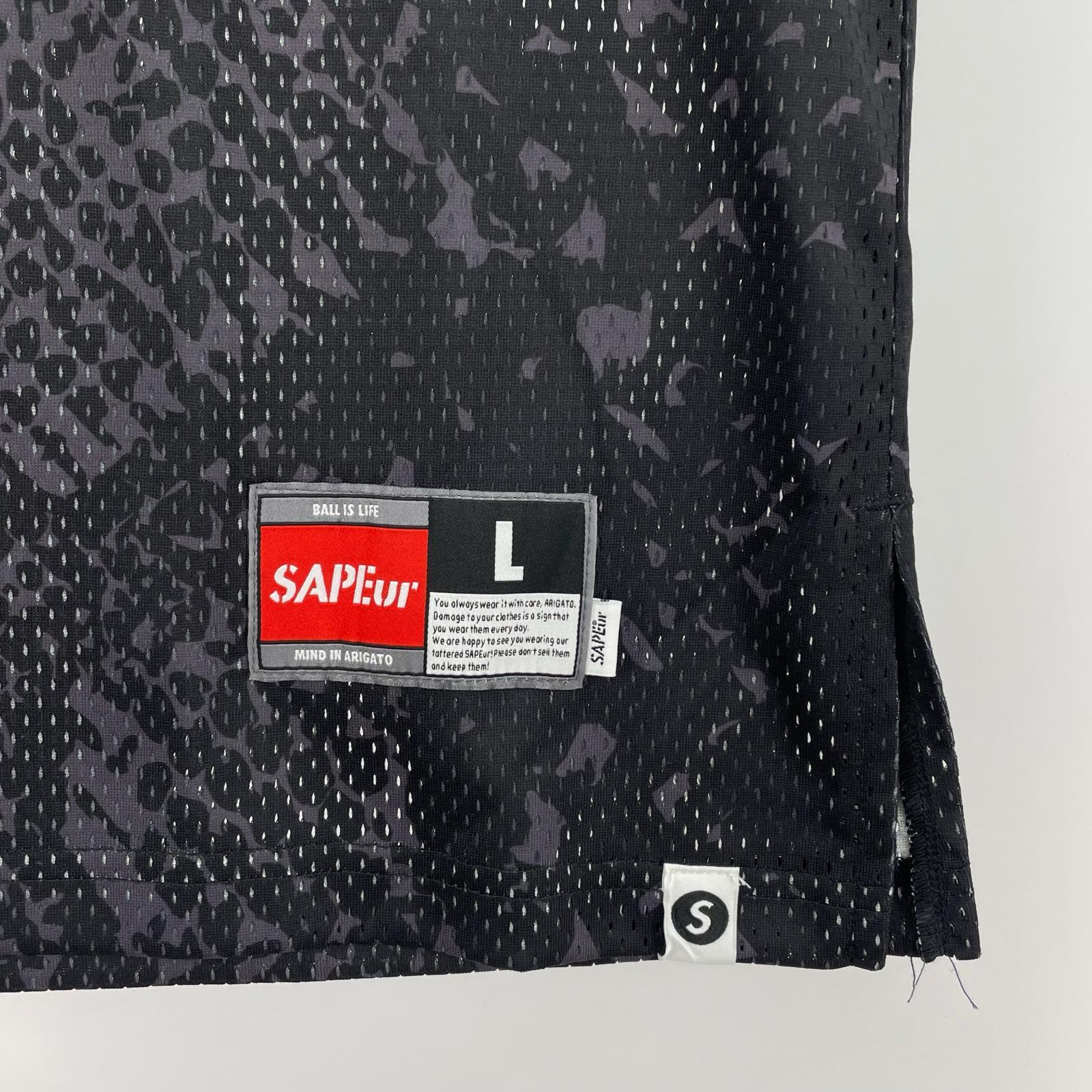 タンクトップ SAPeur basket tank top 黒 (L) L ブラック