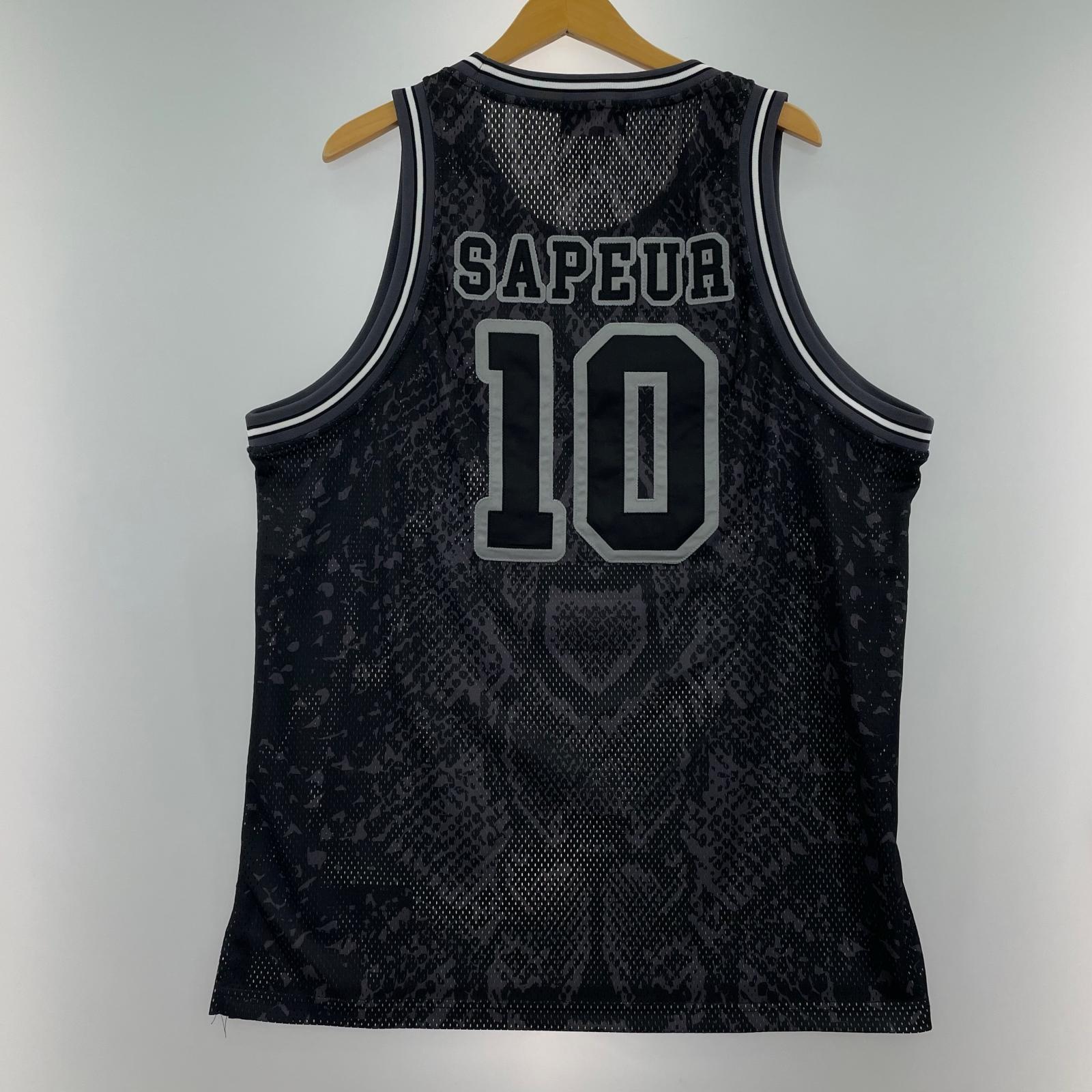 タンクトップ SAPeur basket tank top 黒 (L) L ブラック