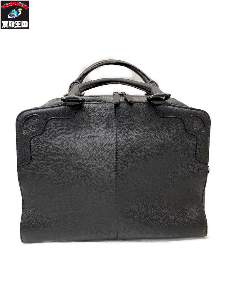 Cartier サドルステッチライン 2way ビジネス バッグ ダークブラウン