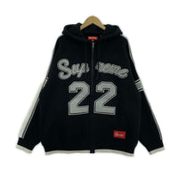 パーカー #22 Sport Zip Up Hooded Sweater ブラック XL ブラック