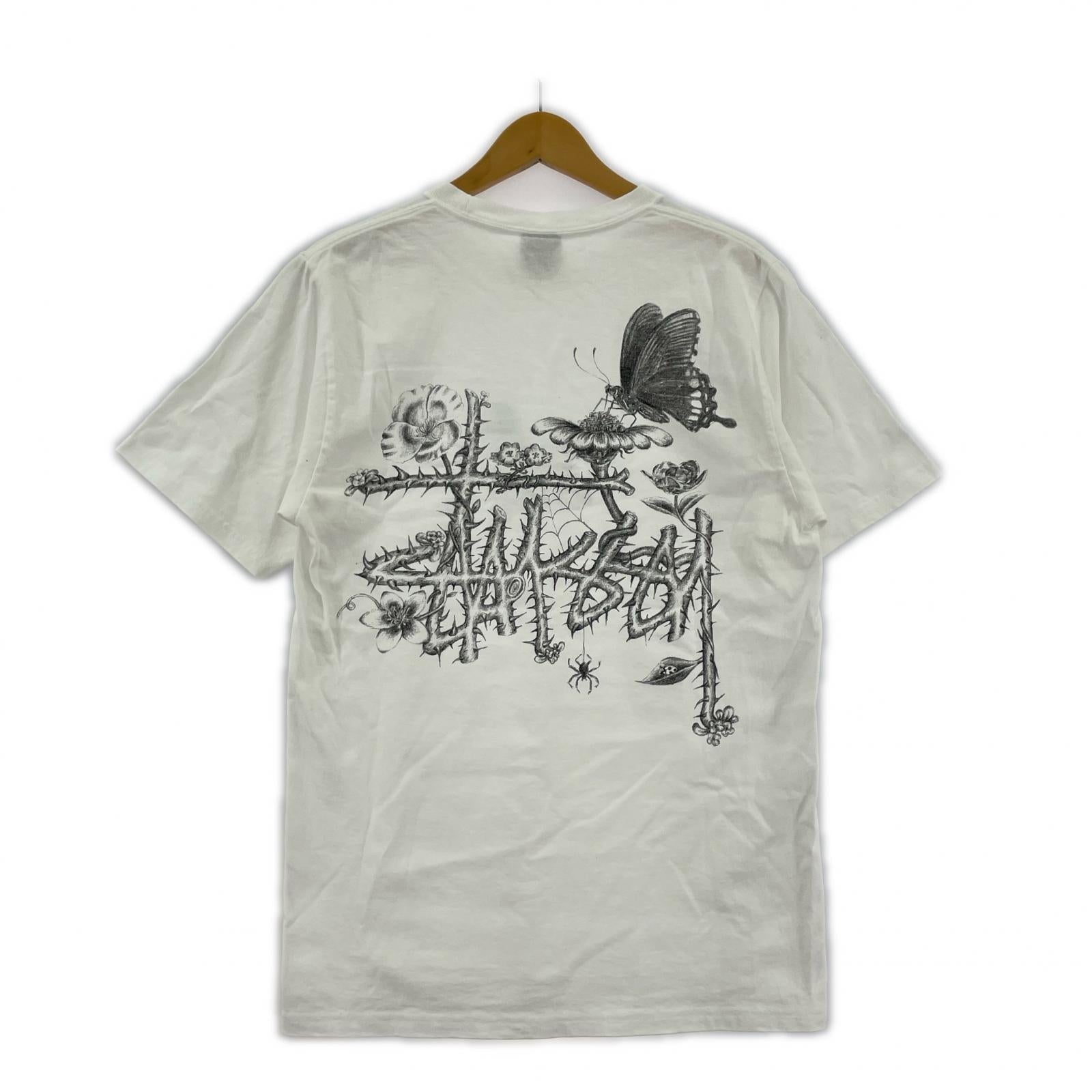 半袖Tシャツ STUSSY InBloom Tee/S WHT S ホワイト