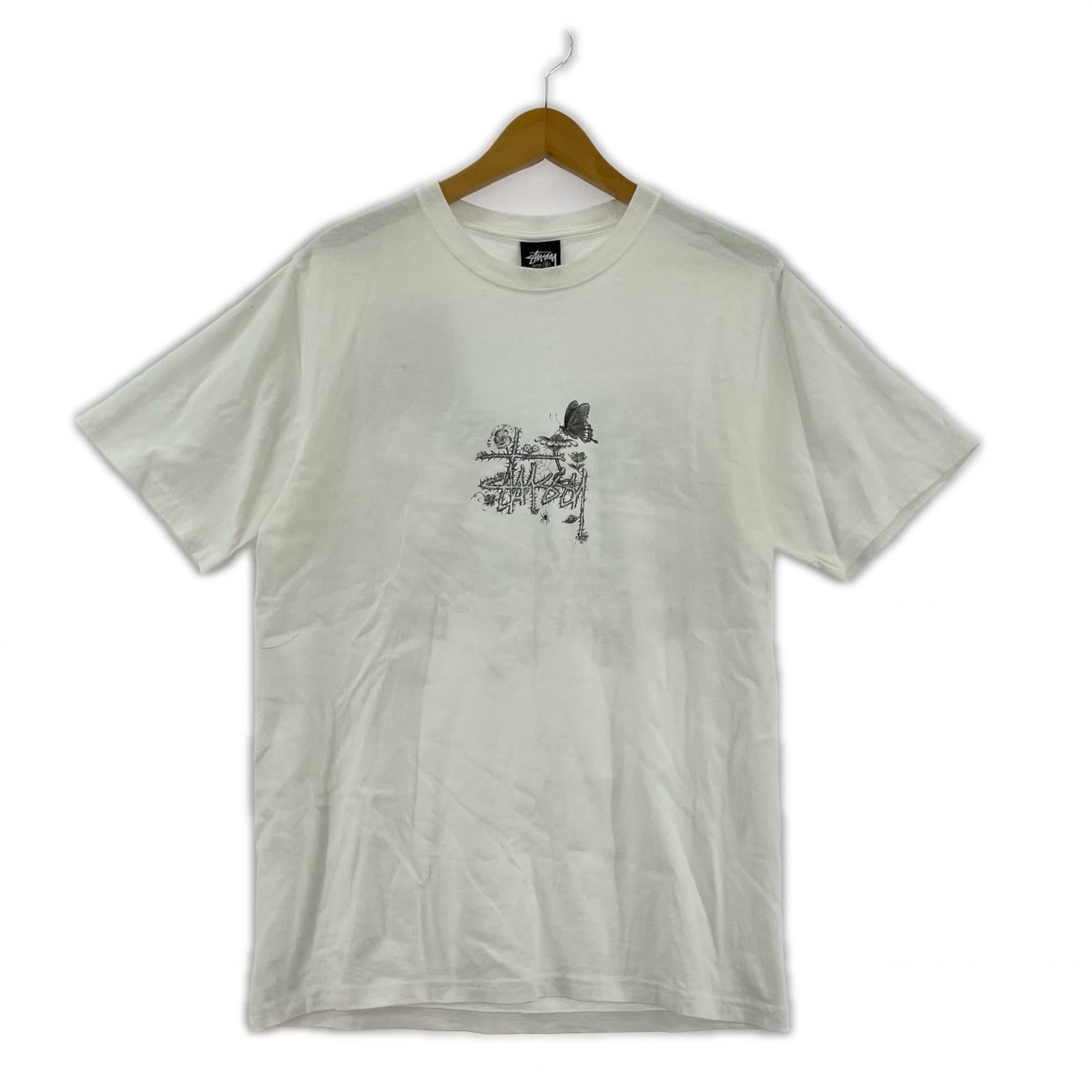 半袖Tシャツ STUSSY InBloom Tee/S WHT S ホワイト