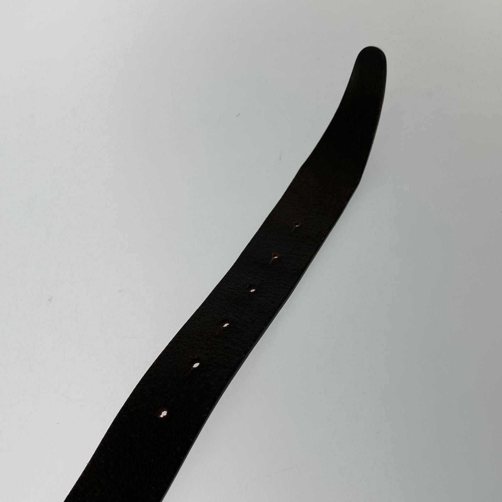 その他アクセサリー スクエアバックル ブラウン