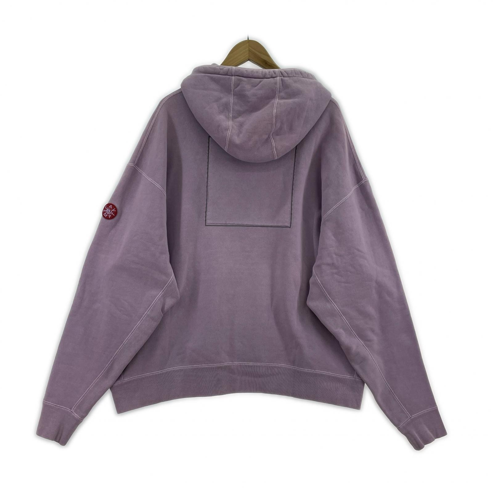 パーカー OVER DYE PULLOVER Hoodie XL PPL パープル