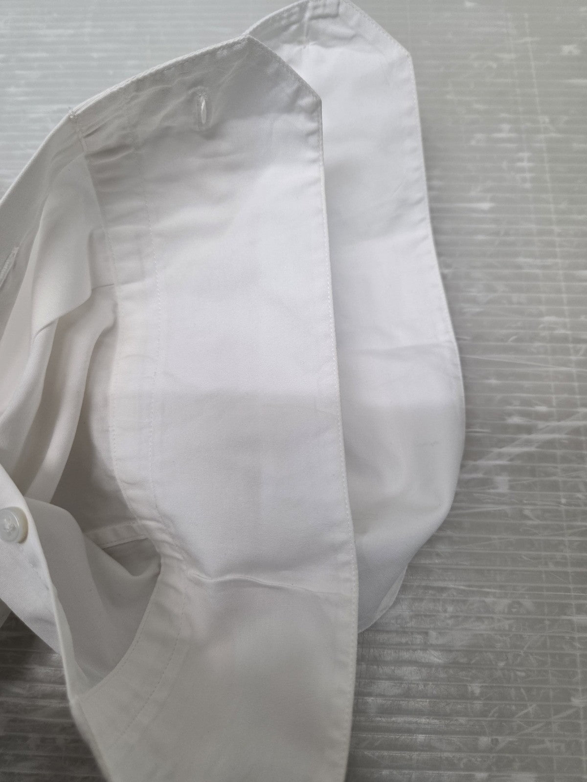LOUIS VUITTON ヴァージル期 STAPLES DNA SHIRT スクエアカラーシャツ S 白 RM241Q OUQ HJS40W