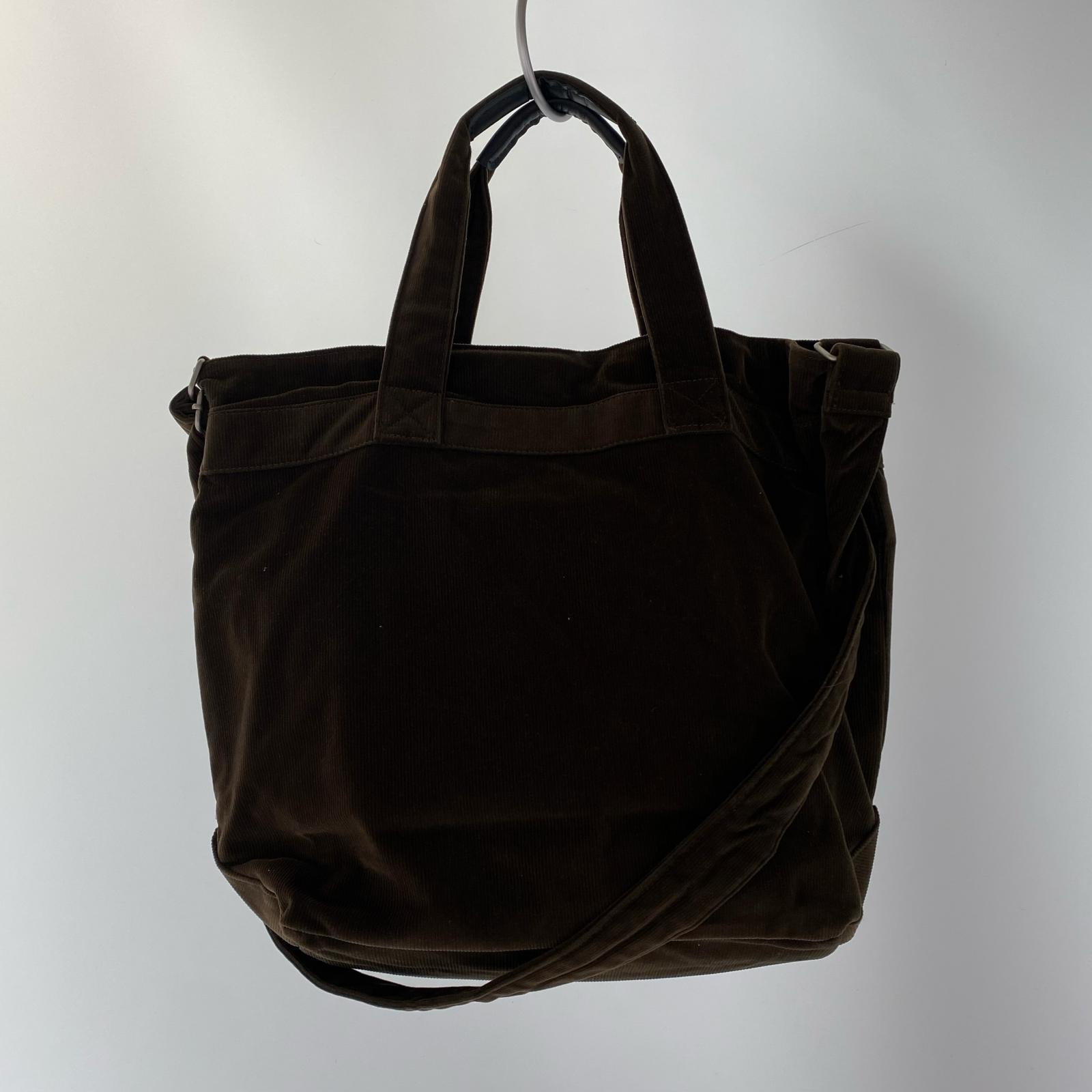 ショルダーバッグ ×B:MING by BEAMS 2way コーデュロイ ブラウン