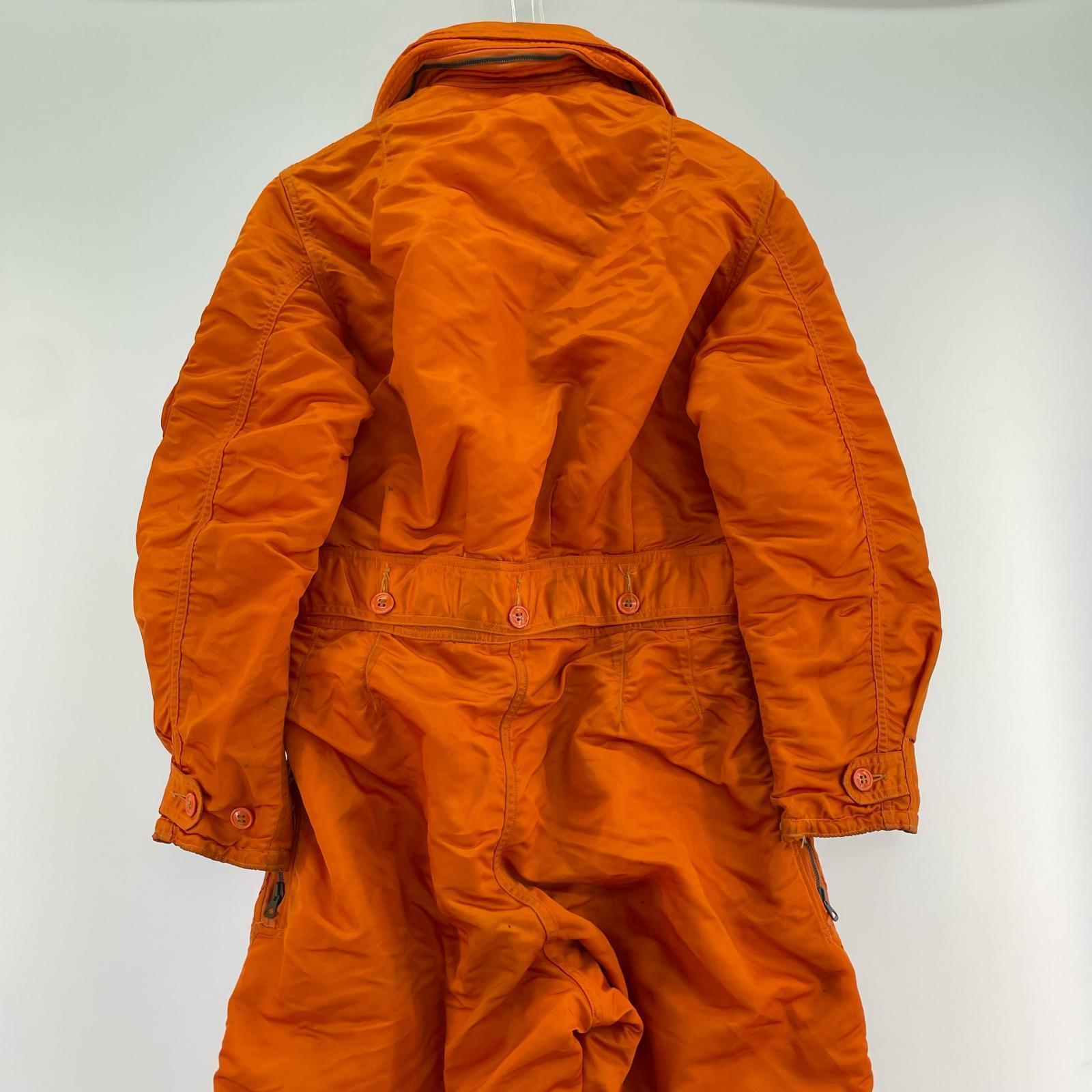 ジャケット 60s U.S.AIRFORCE cwu-1/p COVERALL SMALL S オレンジ