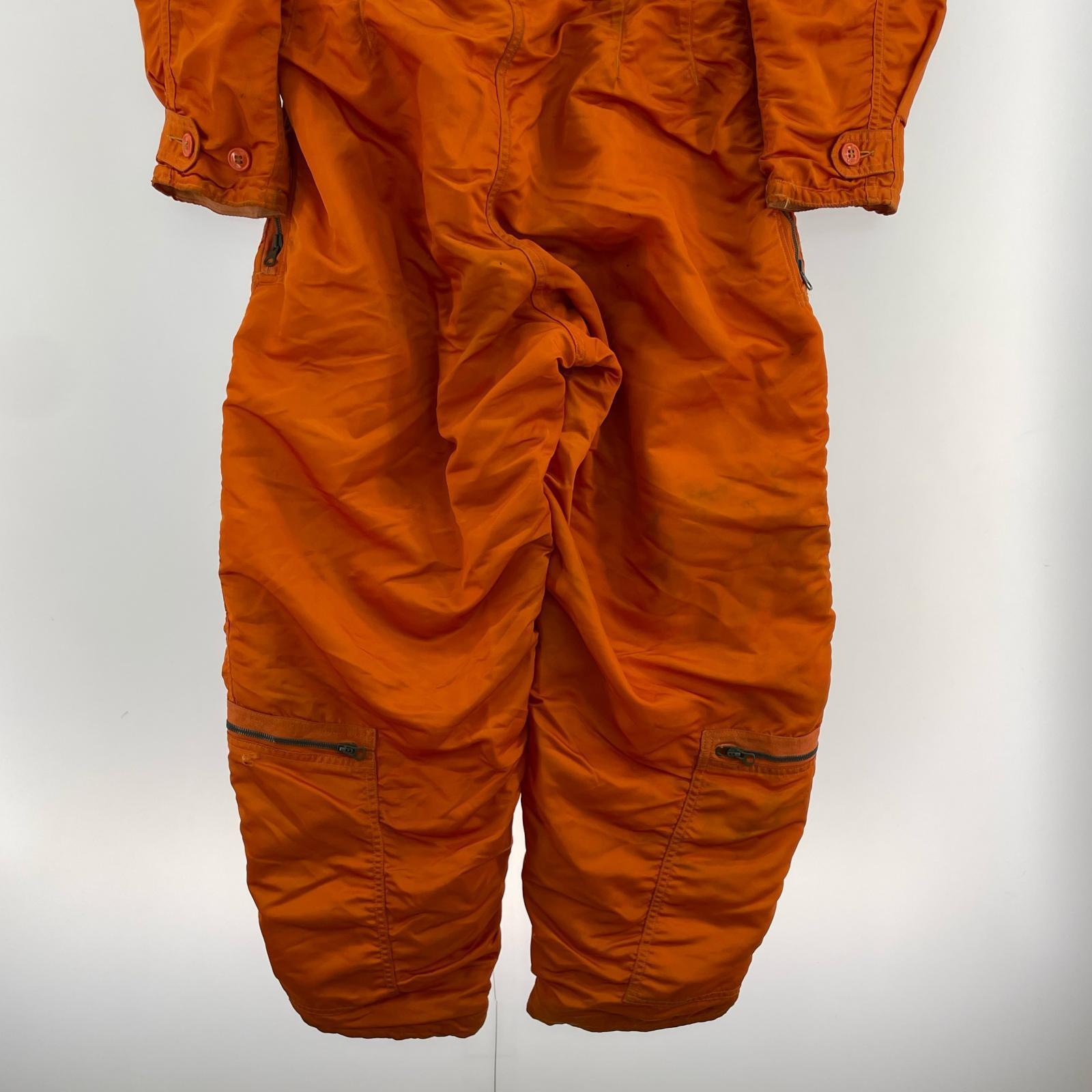 ジャケット 60s U.S.AIRFORCE cwu-1/p COVERALL SMALL S オレンジ