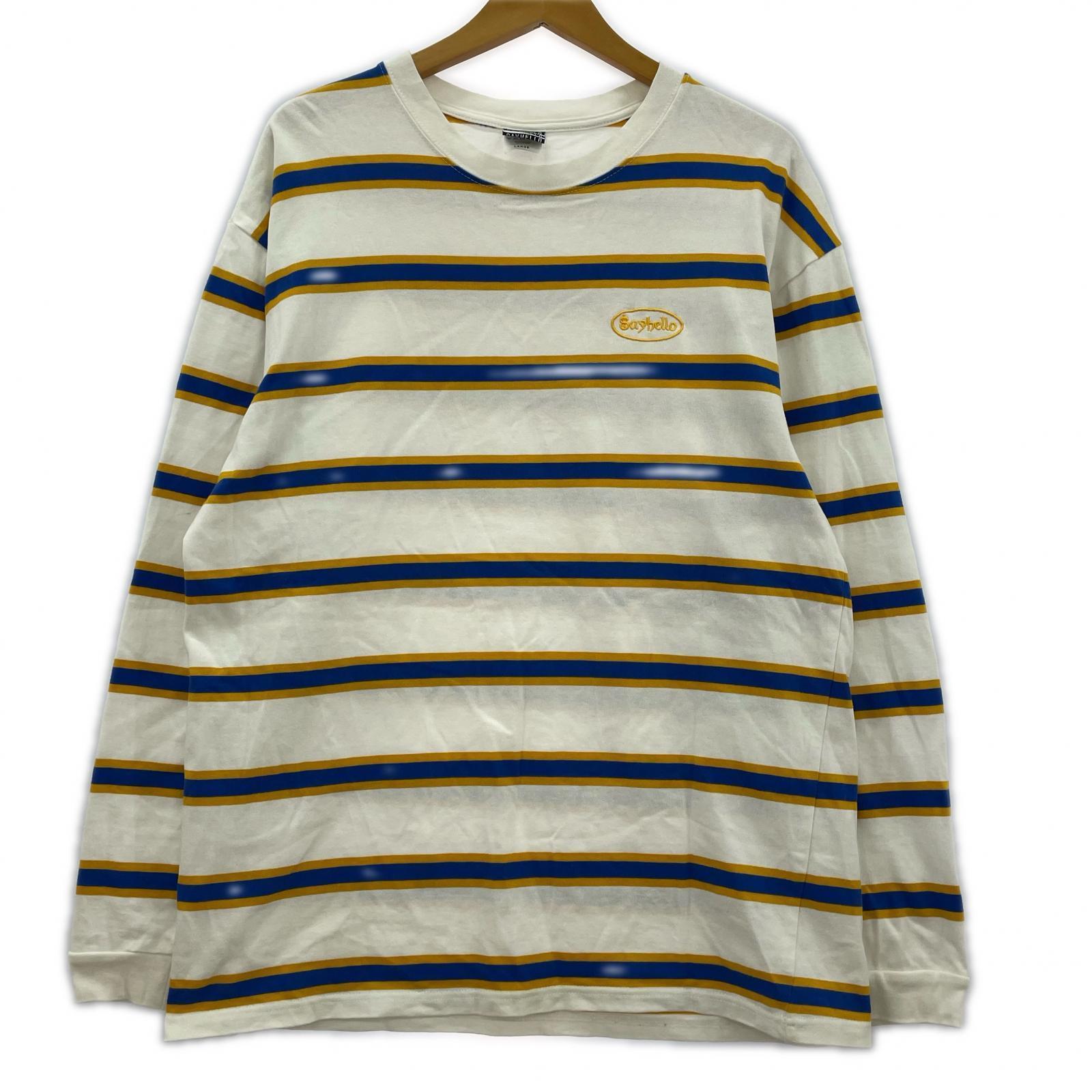 長袖Tシャツ ボーダー sizeL L
