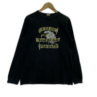 長袖Tシャツ EAGLE PRINT sizeM ブラック M ブラック
