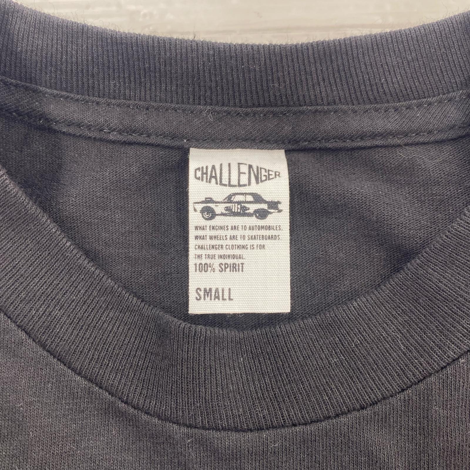 長袖Tシャツ フロントプリント sizeS ブラック S ブラック