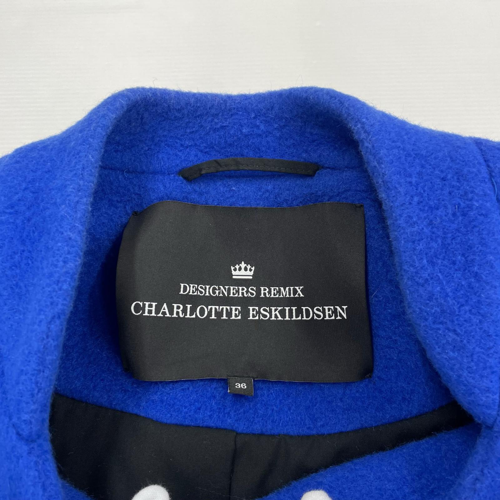 ジャケット CHARLOTTE ESKILDSEN コクーンコート 36 ブルー