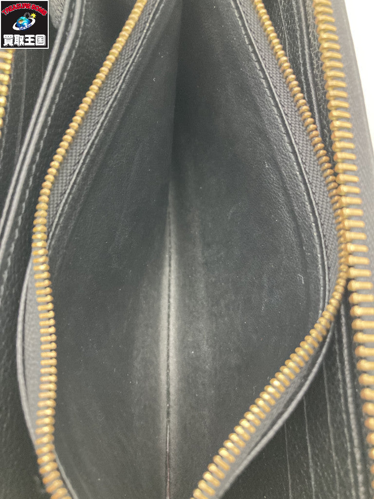 LV モノ バイカラー アンプラント ジッピー・ウォレット M80481
