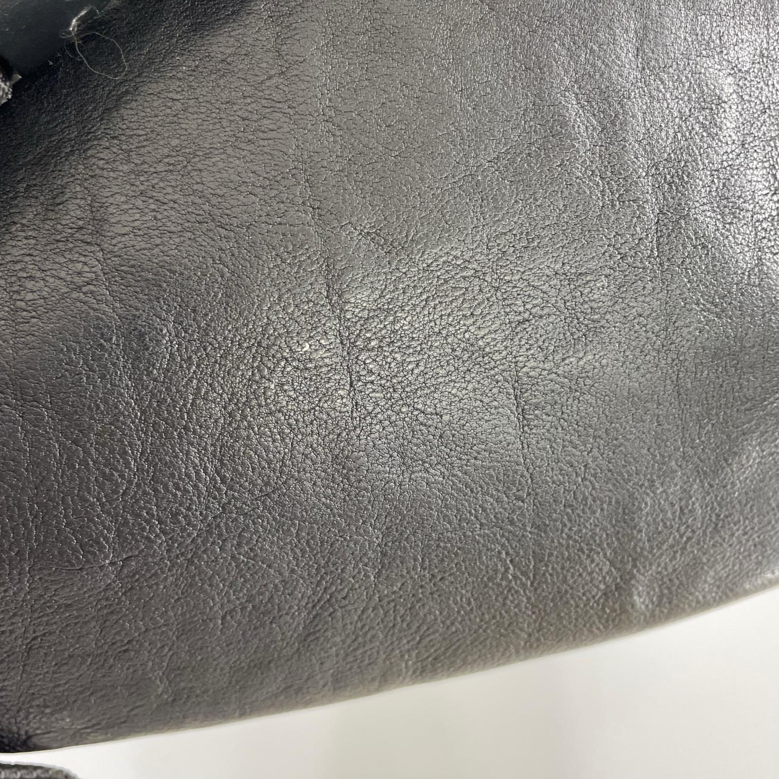 リュック・デイパック レザー切替 バックパック BLK ブラック