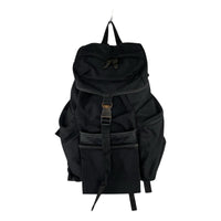 リュック・デイパック レザー切替 バックパック BLK ブラック