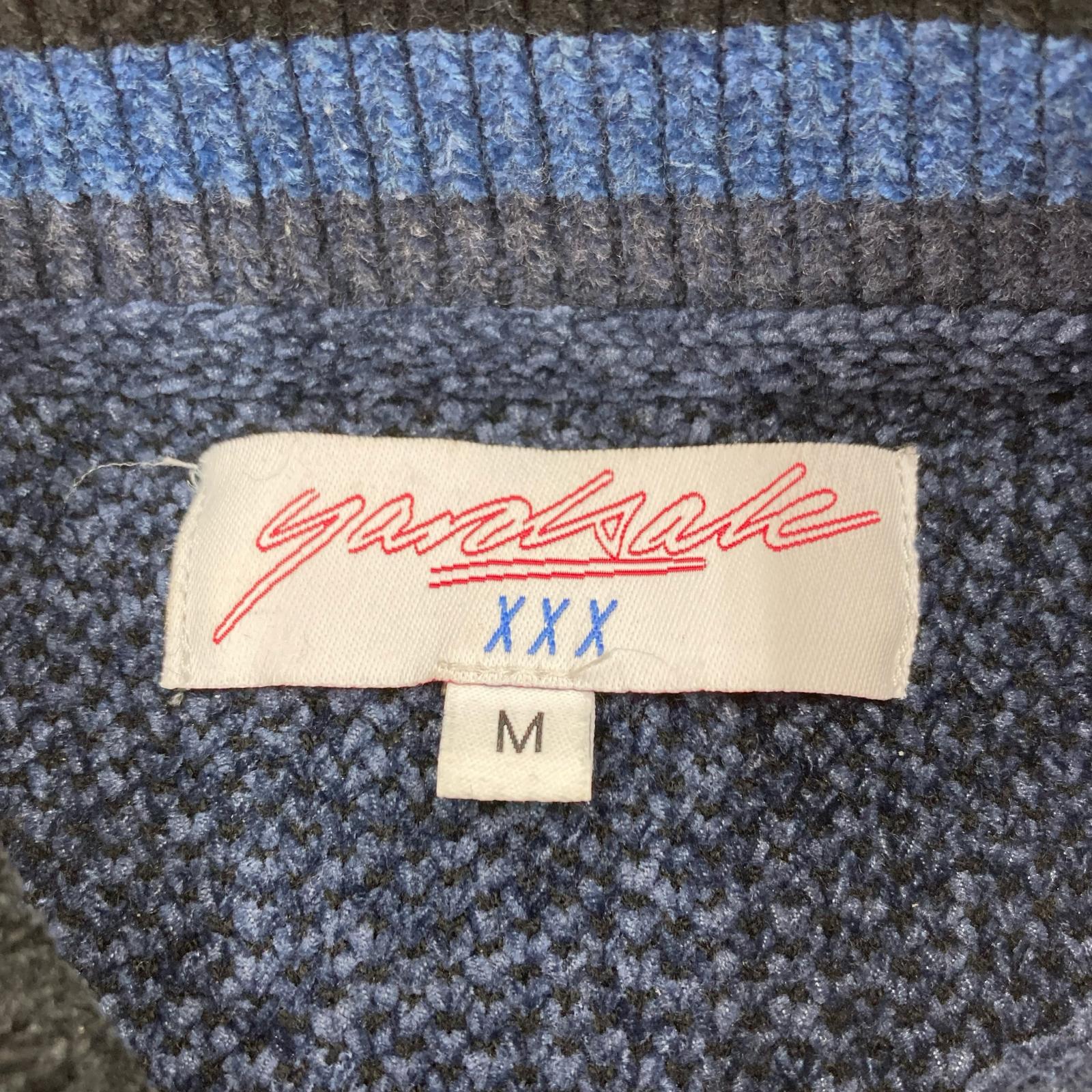 ニット yardsale センターロゴ ボーダーニット M M