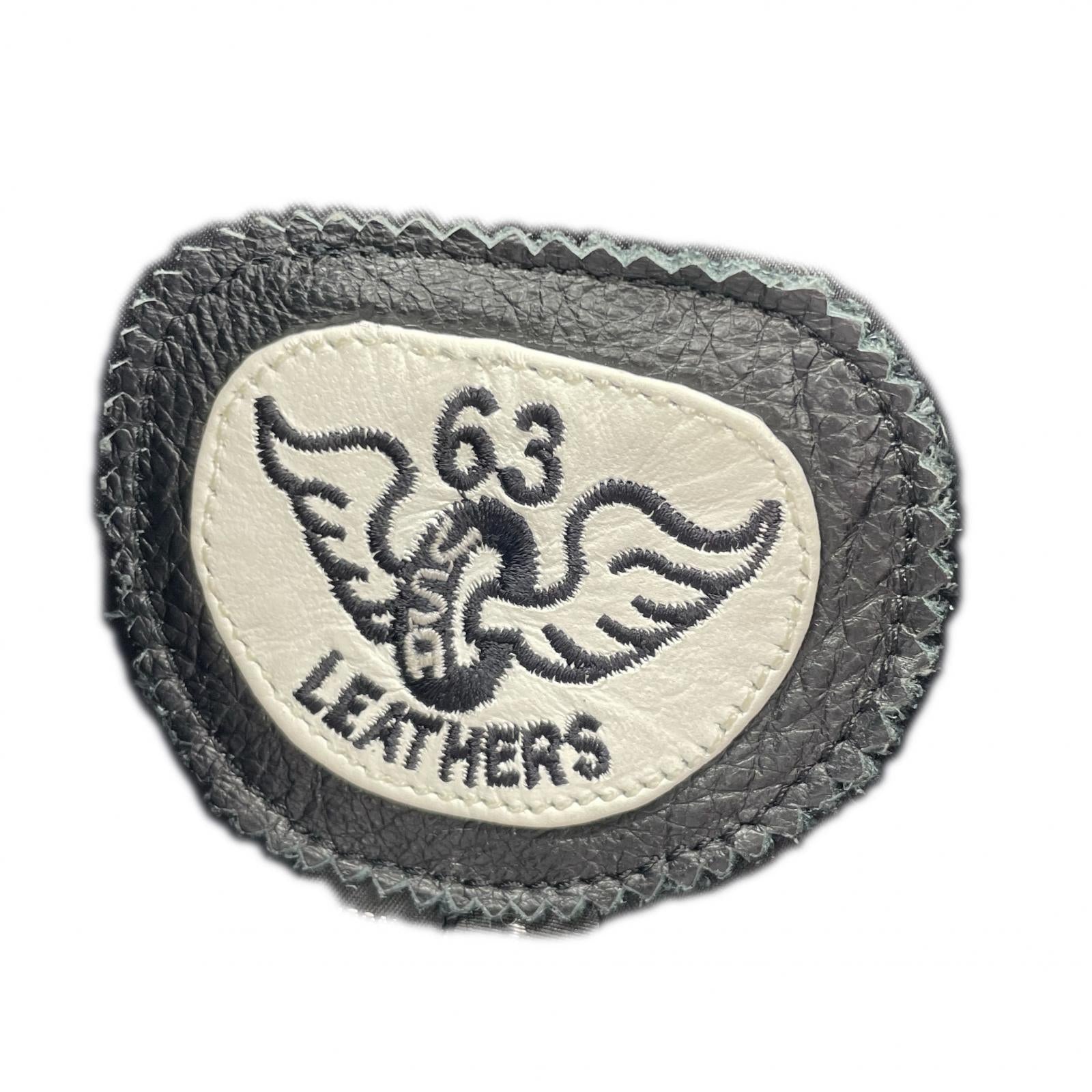 ライダースジャケット 63LEATHERS シングルライダース ブラック