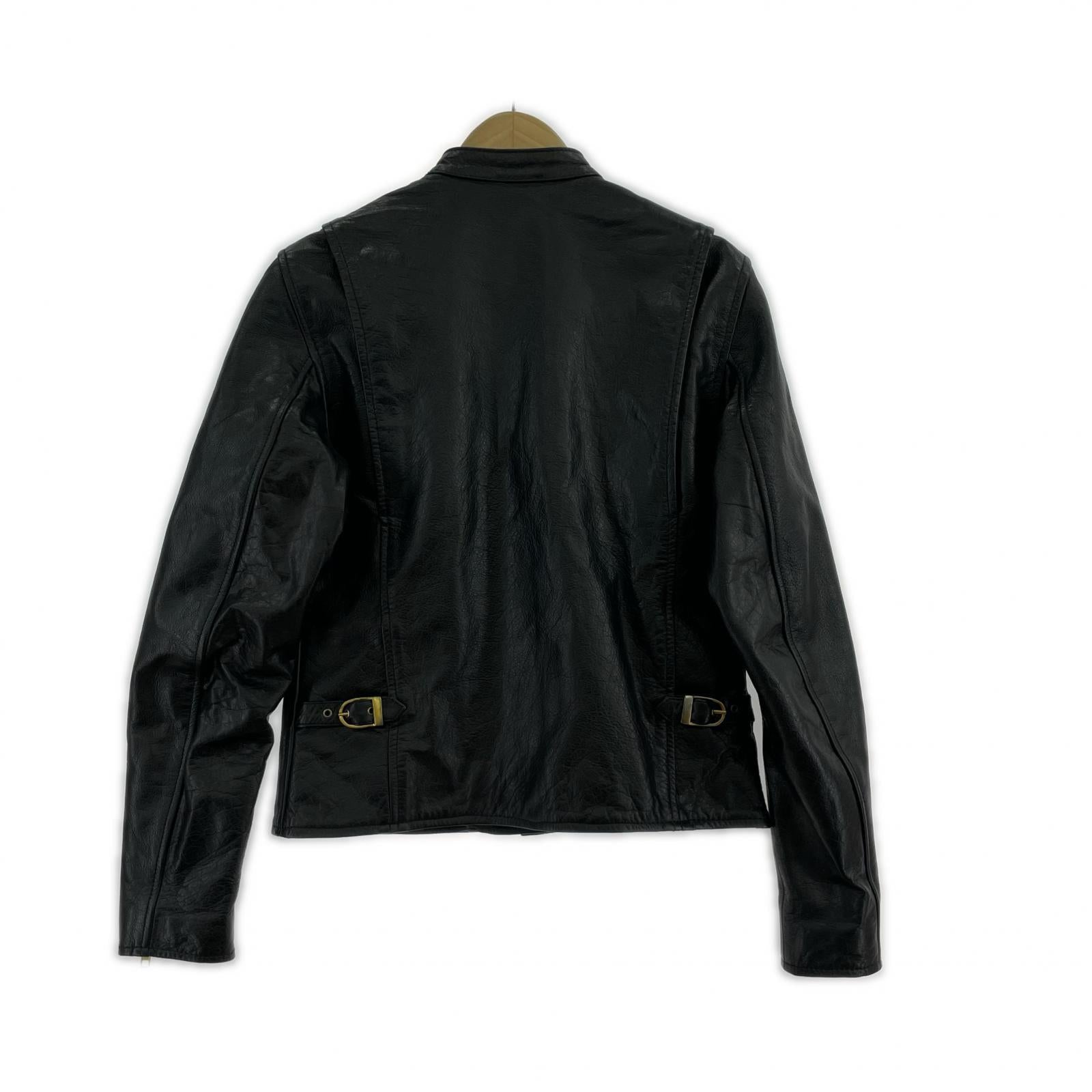 ライダースジャケット 63LEATHERS シングルライダース ブラック