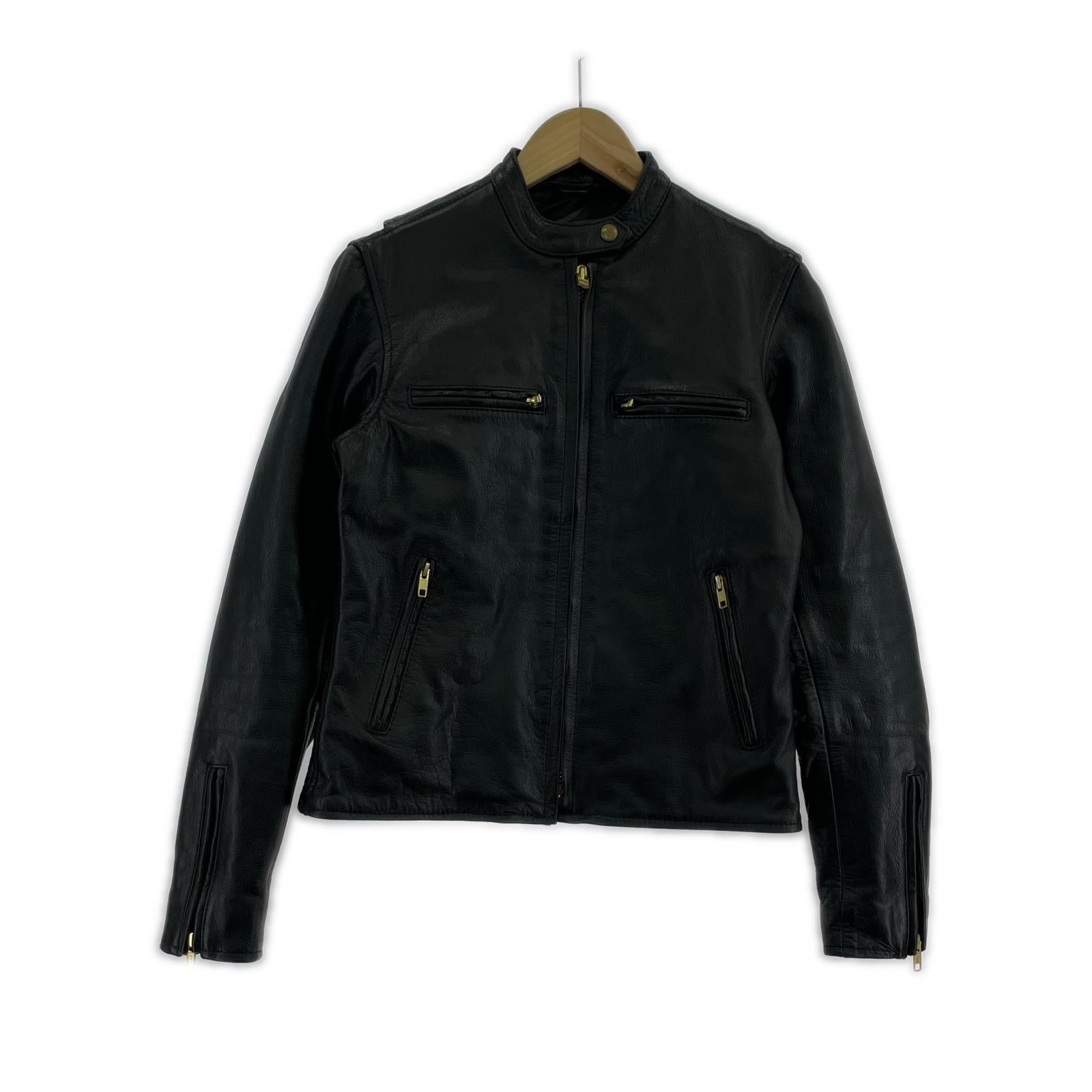 ライダースジャケット 63LEATHERS シングルライダース ブラック