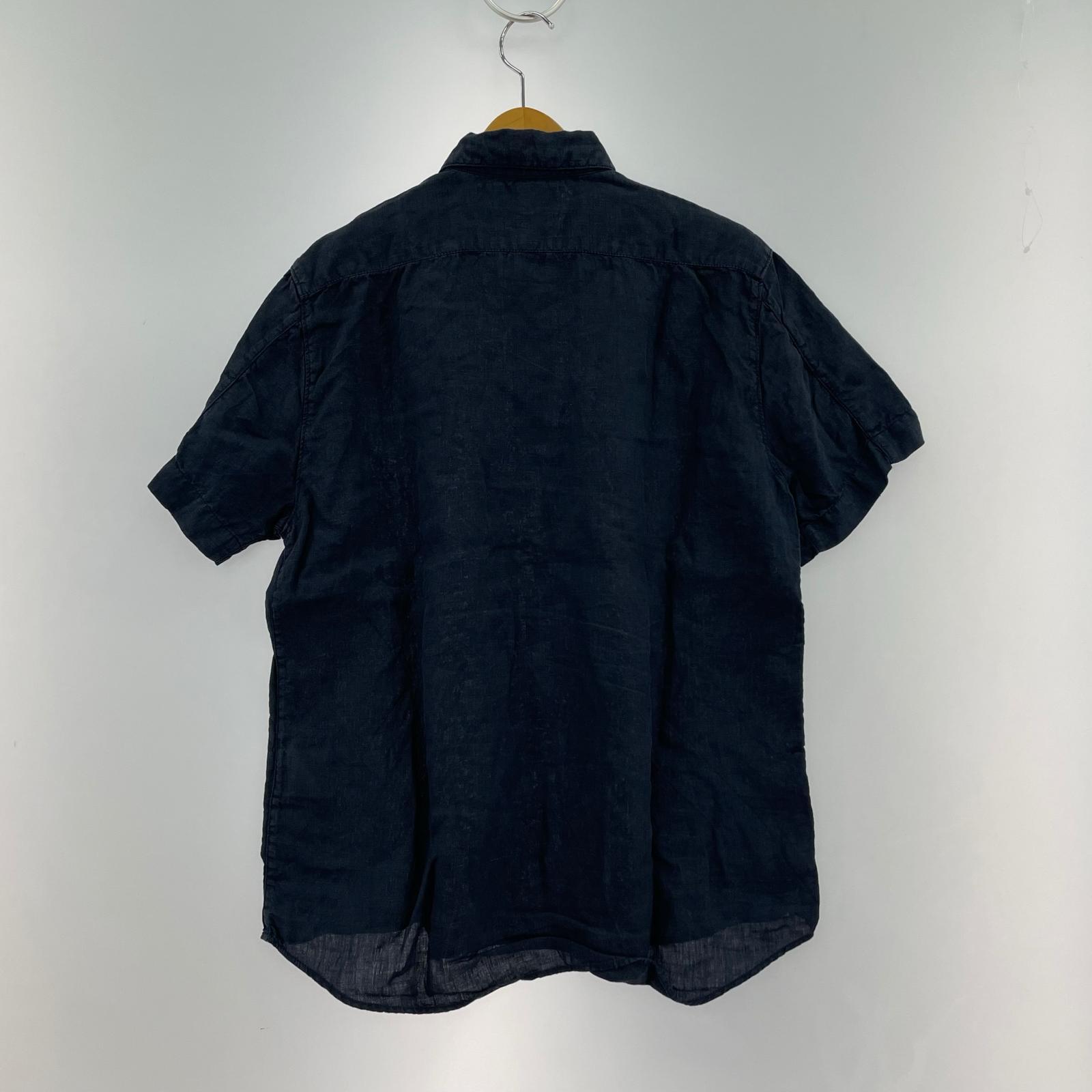 ポロシャツ 18SS リネン (S) ネイビー S ネイビー