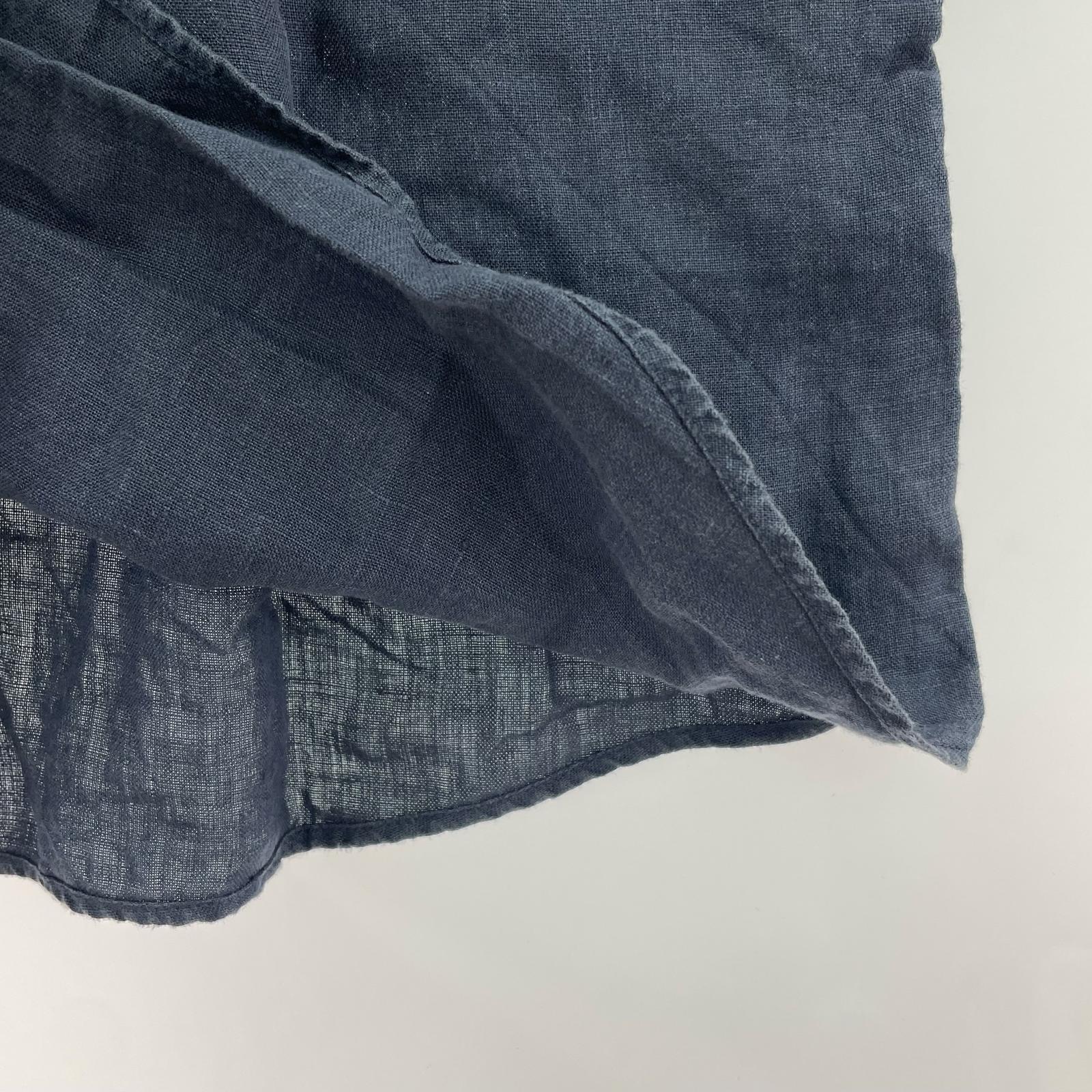 ポロシャツ 18SS リネン (S) ネイビー S ネイビー