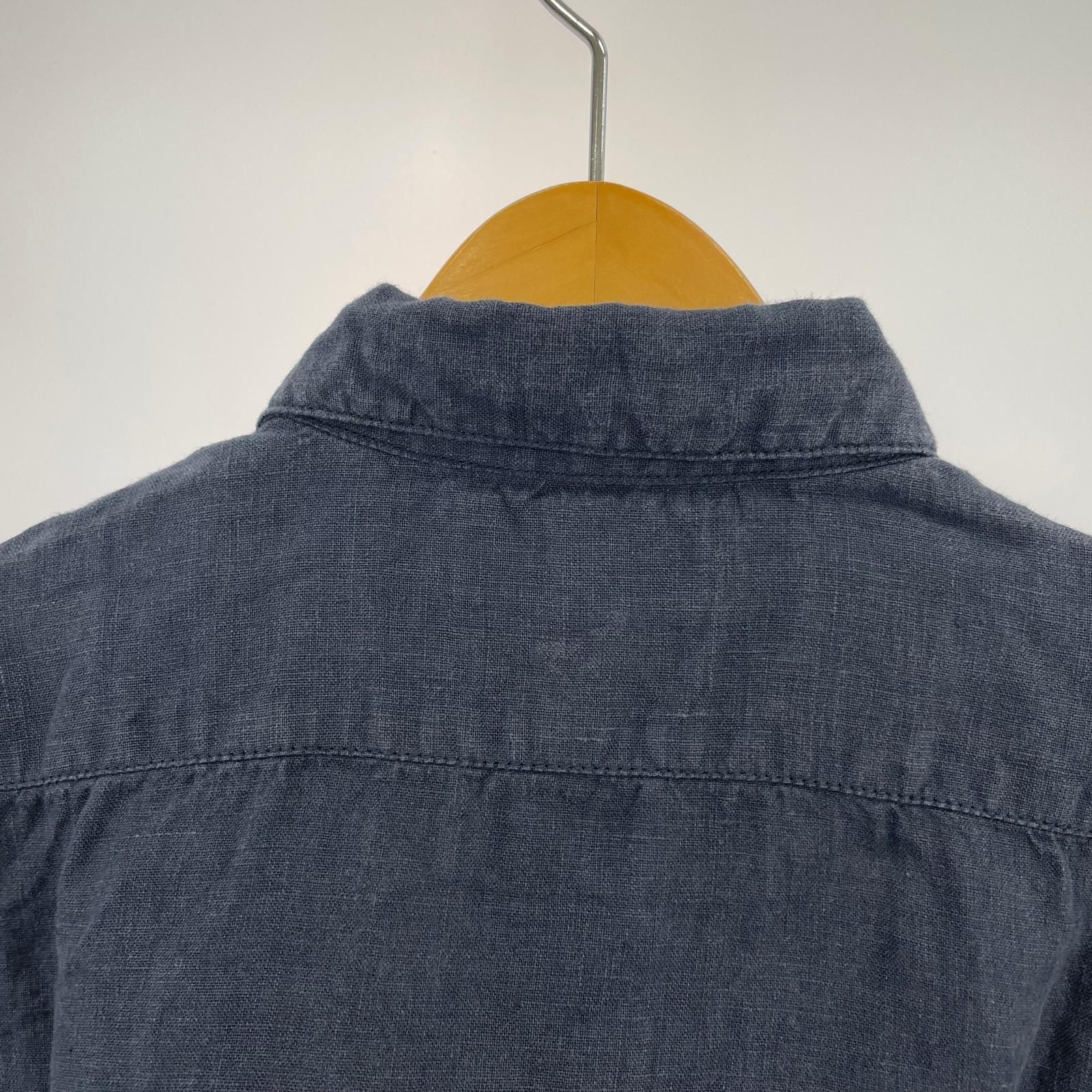 ポロシャツ 18SS リネン (S) ネイビー S ネイビー