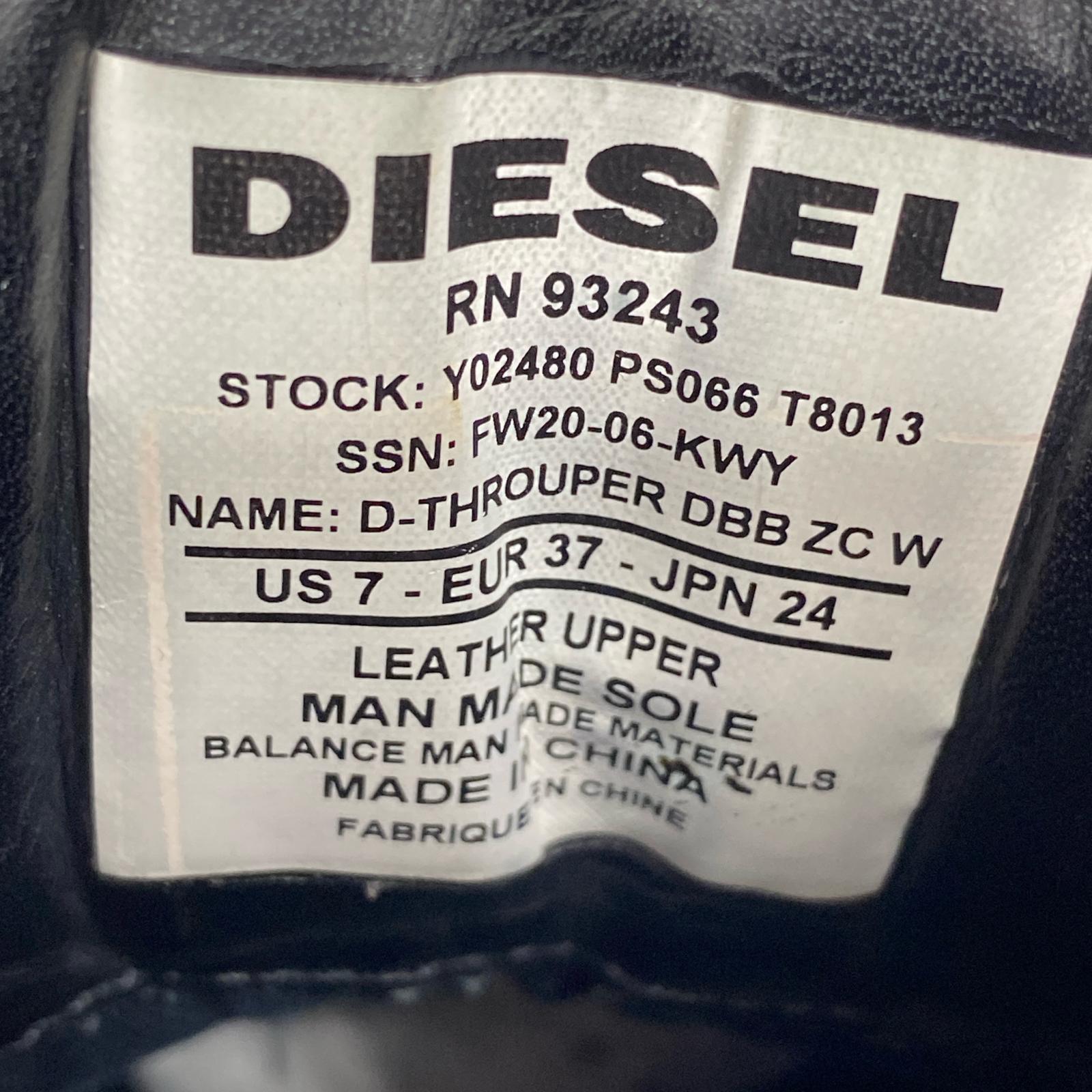 ブーツ レースアップブーツ 黒 24 24cm (US6 UK5 1/2 EU38) ブラック