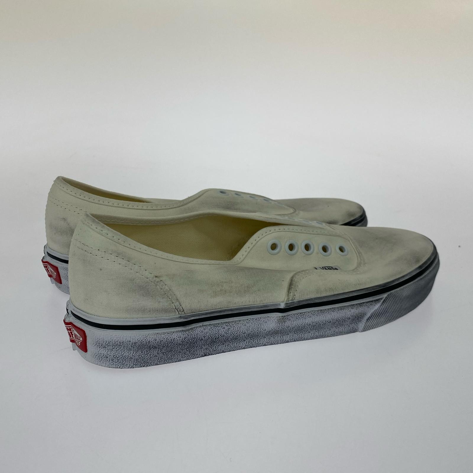 スニーカー AUTHENTIC TRESSED WHITE 26.5cm
