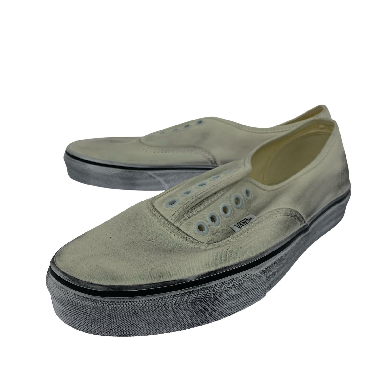 スニーカー AUTHENTIC TRESSED WHITE 26.5cm