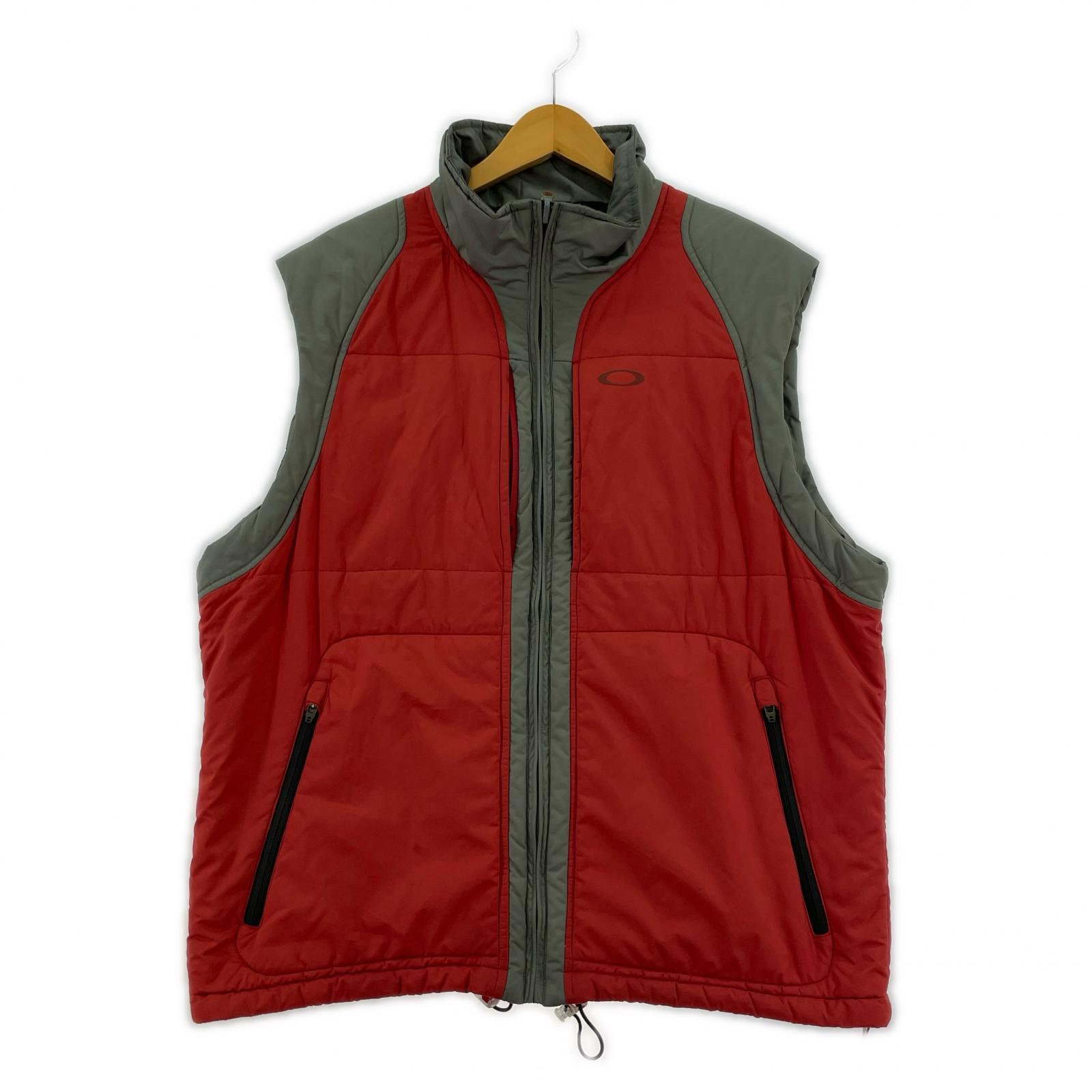 ダウンベスト 00s Multi Pocket Padded Vest L RED L