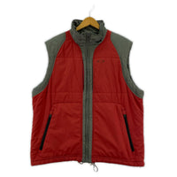 ダウンベスト 00s Multi Pocket Padded Vest L RED L