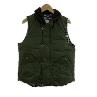ダウンベスト COMME des GARCONS HOMME オイルド ダウンジャケット カーキ カーキ