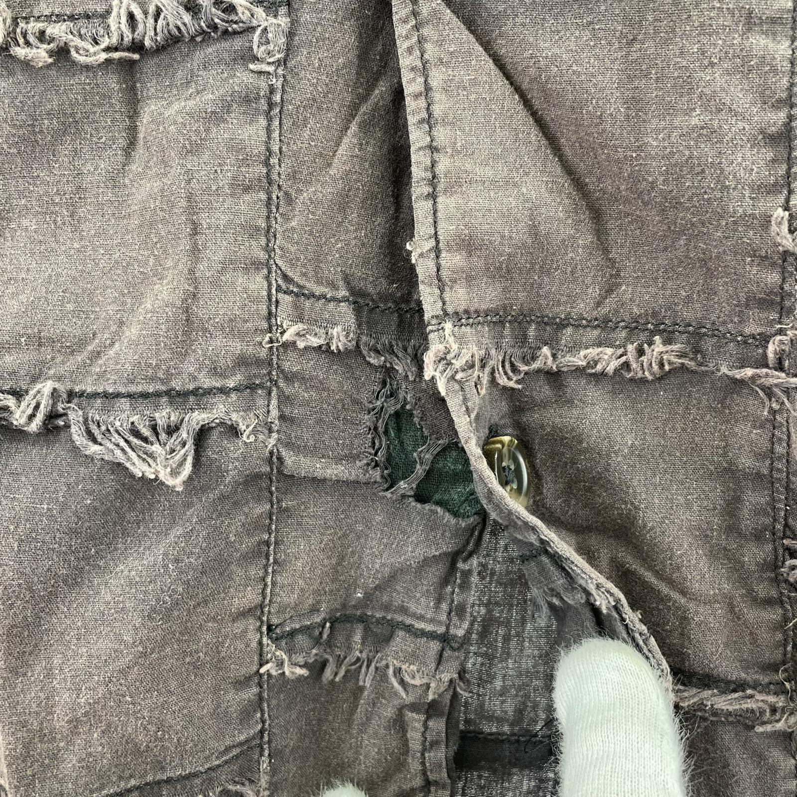 半袖シャツ 23SS Patchwork S/S Shirt 黒 (XL) ブラック
