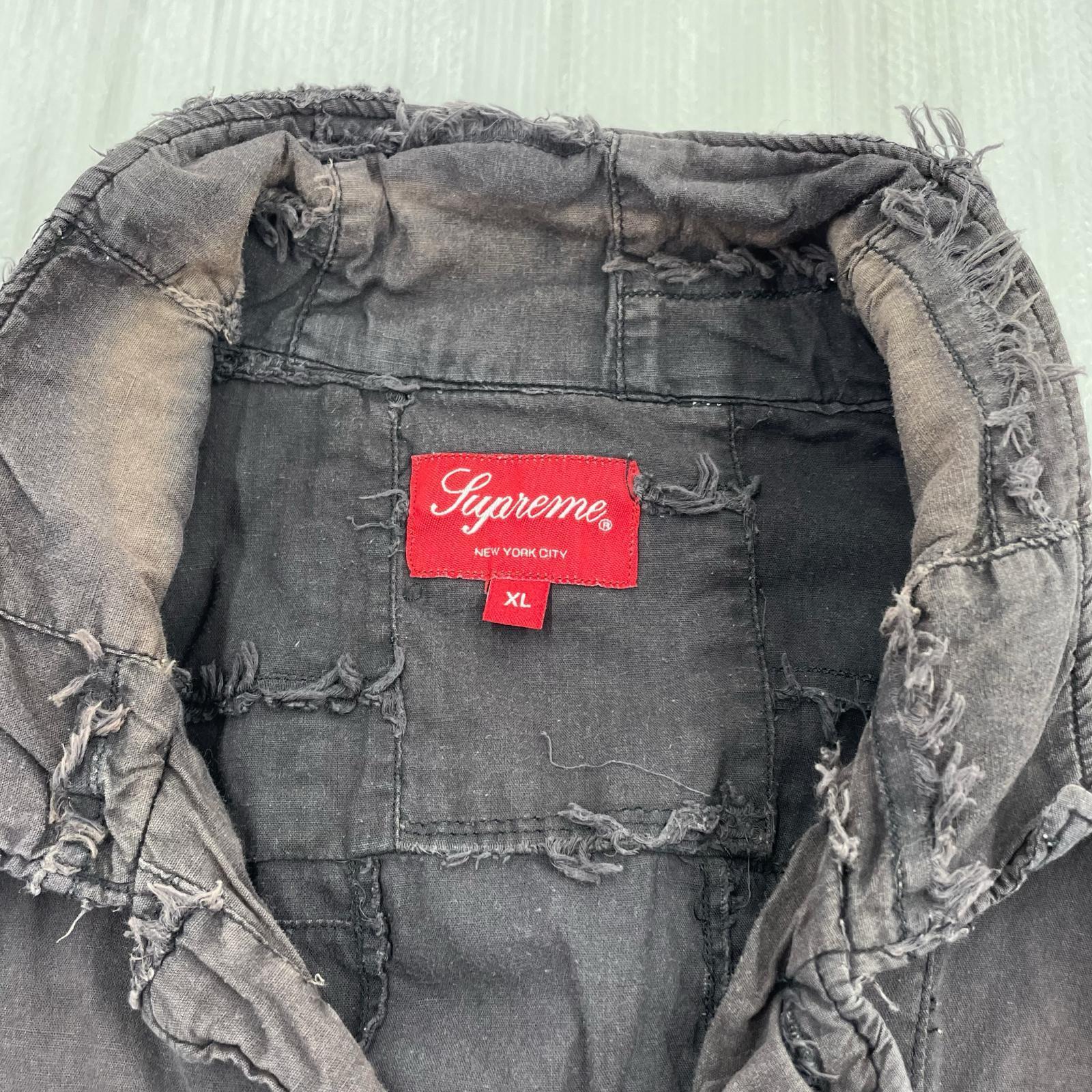半袖シャツ 23SS Patchwork S/S Shirt 黒 (XL) ブラック